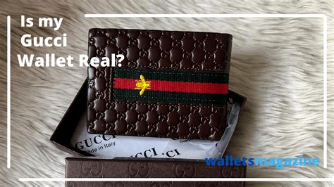 real gucci wallet